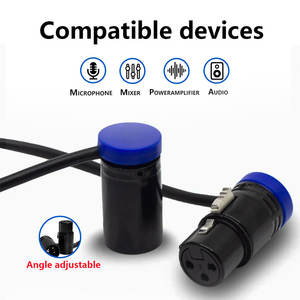 <span class=keywords><strong>Cable</strong></span> <span class=keywords><strong>XLR</strong></span> de 3 Pines de Bajo Perfil, Macho <span class=keywords><strong>a</strong></span> Hembra, Ángulo Recto Ajustable, Conector Original, <span class=keywords><strong>Cable</strong></span> de Audio <span class=keywords><strong>Balanceado</strong></span> para Micrófono - Product Image 2