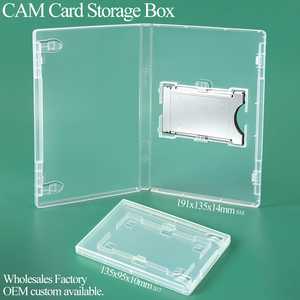 Boîtier anti-poussière pour modules CAM SUNSHING avec couvercle, étui transparent en plastique pour cartes, conteneur PP pour modules CI+ - Product Image 1