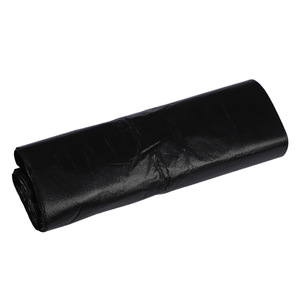 Black Thickened Large Trash Bags with Vest Handle for Hotel Sanitation Flat-Open <strong>Plastic</strong> Office <strong>Kitchen</strong> Portable Use - Product Image 1