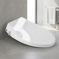 Siège de toilette intelligent en plastique PP, design ultra-mince et hygiénique, installation facile DIY, compatible avec les toilettes standard, pour une assise propre