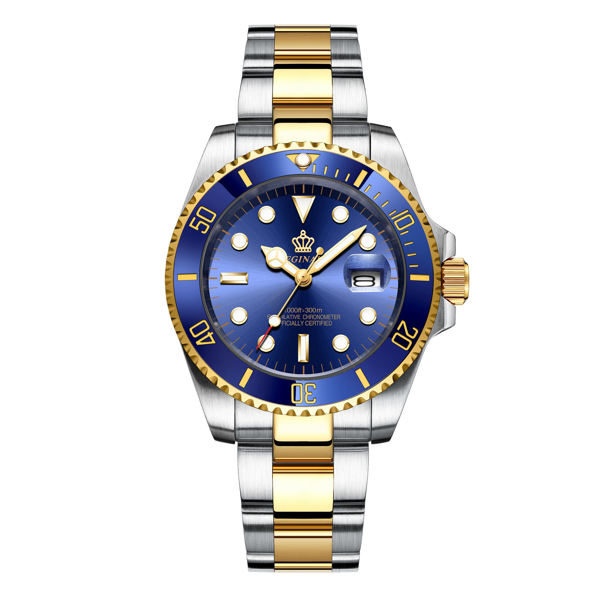 Between gold and blue