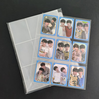 Protecteur de Page Double face à 9 poches pour classeur à anneaux, pochette de carte de Sport de taille Standard, classeur de cartes de visite, fabrication de feuilles