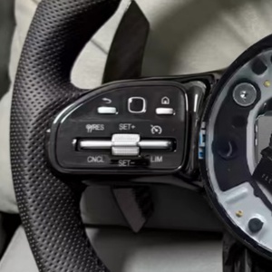 สำหรับ <span class=keywords><strong>Mercedes</strong></span> Benz W222 E63 GLE GLS AMG GT C63 S63 G63 W204 W205คาร์บอนไฟเบอร์พวงมาลัยรถยนต์อุปกรณ์เสริมยานยนต์ - Product Image 2