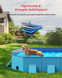 Bañera Portátil de Plástico <span class=keywords><strong>Duro</strong></span> PVC, Antideslizante, Plegable, para Perros, 180x30cm, Uso Interior y Exterior, en Existencia - Product Image 3