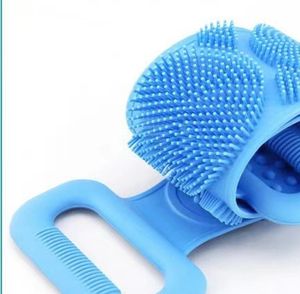 Nouveau Magic <span class=keywords><strong>Silicone</strong></span> Brosses Serviette De Bain Home Spa Use Extended Scrubber pour Peau Propre Douche Frottant Retour Boue Peeling Ball - Product Image 5