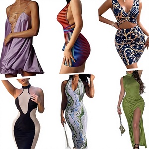 Lote de Vestidos Casuales Estampados para Mujer al por Mayor, Estilos Variados, Envío Aleatorio, Lote a Granel para Uso Diario de Verano, Poliéster/Algodón, Guangdong - Product Image 4