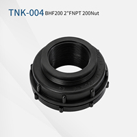 Raccord de réservoir en plastique à surface lisse, raccord de tuyau NPT, traitement de surface basse pression pour l'irrigation agricole de l'eau/du liquide