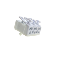Connecteur de câblage rapide à 3 broches 24A 450V, bornier à enfoncement avec marquage L N Terre pour armoire de commande d'éclairage