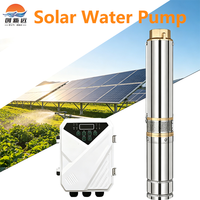 Kit complet de pompe à eau solaire centrifuge MPPT ODM, prix réduit, en stock usine, certifié ISO/CE