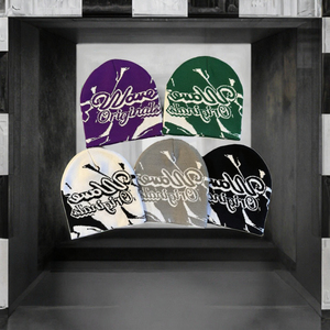 Y2K Cuffless Winter Warm <b>Beanie</b> 3D Embroidery Jacquard Knit Silk <b>Lined</b> <b>Satin</b> Unisex 100% Acrylic Common Casual Street Style - Product Image 3