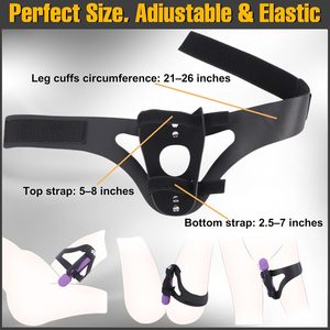 <span class=keywords><strong>Harness</strong></span> Paha Vibrator Bondage untuk Wanita, Pengikat Bebas Tangan, Tali Kaki Elastis yang Dapat Disesuaikan, Mainan Seks, Penyangga Dildo Pemijat - Product Image 4