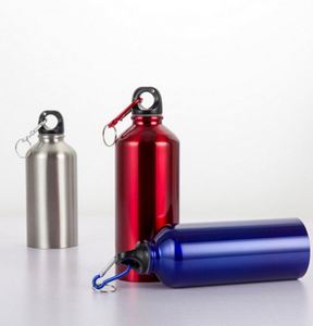 Botella de Agua Deportiva de Aluminio para Viajes al Aire Libre, de Grado Alimenticio, con Mosquetón - Product Image 4