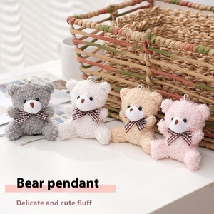 Promotion <b>Cute</b> Cartoon Mini Teddy <b>Bear</b> Plush Keychain Kids Backpack Animal Toy and Gifts for Children - Product Image 5