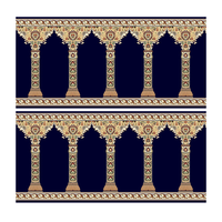 Tapis de prière éducatif turc Lasher, tapis de prière musulman en gros, fabriqué en Chine par Wilton