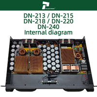 Amplificateur de puissance professionnel Paulkitson DN208 DN218 2 canaux, amplificateur de puissance de classe D, amplificateurs audio professionnels