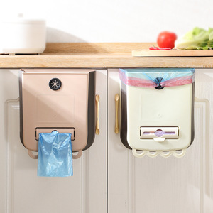 Kitchen Wall Mounted Trash Can <b>Rectangle</b> Thickening Cabinet Organizer Storage <b>Bin</b> For Waste Collection - Product Image 3