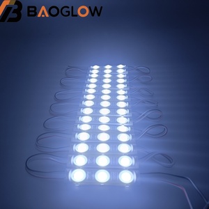 DC12V SMD 2835 1W 160 °   โมดูล LED ความสว่างสูง กันน้ำ IP65 สีขาวอบอุ่น แดง น้ำเงิน เหลือง ชมพู สำหรับป้ายไฟ LED - Product Image 6