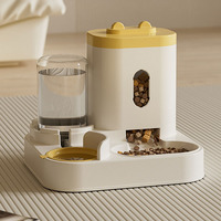 Usine automatique 2 en 1 PP matière plastique distributeur mangeoire chien chat bols fontaine à boire pour chiens et chats