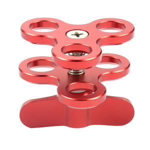 FEICHAO Bola de aleación de aluminio abrazadera de buceo soporte Cámara subacuática accesorios de fotografía para <span class=keywords><strong>Gopro</strong></span> para Insta360 para DJI Action - Product Image 3