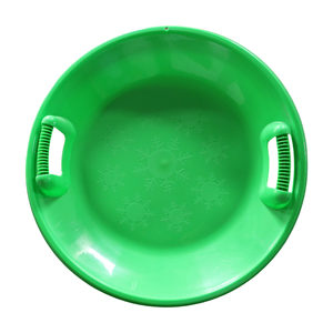 Soucoupe volante en descente robuste disque rond HDPE pliable sécurité hiver extérieur résistant au froid <span class=keywords><strong>luge</strong></span> à neige - Product Image 2