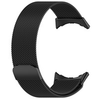 Bracelet en acier inoxydable de luxe pour Google Pixel Watch 3 - Boucle métallique Milanese avec fermoir magnétique
