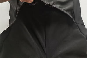 Combinaison de <span class=keywords><strong>triathlon</strong></span> de cyclisme noire avec bande de puissance combinaison de peau de cyclisme de natation unisexe court Trisuit de cyclisme personnalisé - Product Image 4