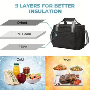 Bolsa Térmica Aislada de Gran Capacidad con Logotipo Personalizado, Porta Alimentos Portátil para Eventos al Aire Libre - Product Image 5