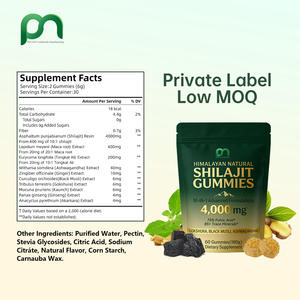 Gummies à l'extrait de résine de Shilajit de l'Himalaya, marque privée OEM, pour l'énergie et le soutien immunitaire des adultes, la mémoire cérébrale - Product Image 2