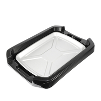 Grill électrique réversible antiadhésif pour barbecue d'intérieur avec plaque de cuisson double face et surface de cuisson côtelée