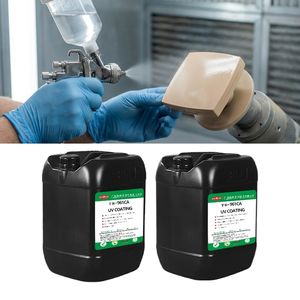 Pintura Plástica UV Líquida Transparente, Laca UV de Alto Contenido de Sólidos con Excelente Adhesión en Sustratos de PP - Product Image 1