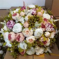 Bunga Meja Peony V-1392 Laris Manis, Dekorasi Pernikahan Buatan