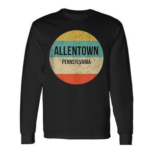 T-shirt a maniche lunghe Allentown Pennsylvania, design vintage, abbigliamento City Pride - Product Image 1