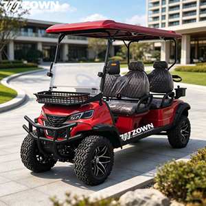 Carrito de Golf Eléctrico Todoterreno en Oferta, Motor Potente 4x4, Elevado, con Certificación EEC, para Caza, Granja, Club de Golf - Product Image 1