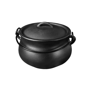 Pre-seasoned Cast Iron 6QT <strong>Large</strong> Cast Iron <strong>Cauldron</strong> Halloween TikTok Viral New - Product Image 1