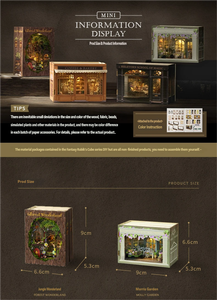 Juegos <span class=keywords><strong>de</strong></span> Mini Libreros Mágicos DIY al por Mayor - Piezas <span class=keywords><strong>de</strong></span> Madera con Diseño <span class=keywords><strong>de</strong></span> Páginas Giratorias, Regalo Creativo para Decoración <span class=keywords><strong>del</strong></span> Hogar - Product Image 6