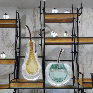 Evelyn Grappe de Cristaux Naturels Pomme Poire Décoration d'Intérieur Pop Art Mariage Méditation Pierres Énergétiques Décoration en Cristal Faite à la Main - Product Image 3