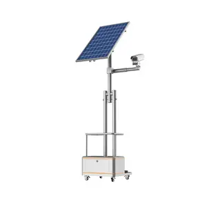 Солнечная камера видеонаблюдения с низким потреблением, система слежения за мотоном, Опциональная солнечная панель из стекловолокна