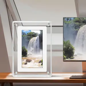 Großhandel Kunden spezifisches Design 7 Zoll LCD Acryl Digital anzeige Foto Bilderrahmen Marco de Fotos Digitales