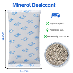 Vente en gros usine : Dessiccant minéral en papier de fibres 500g, granulaire naturel, hautement absorbant et anti-humidité - Product Image 2
