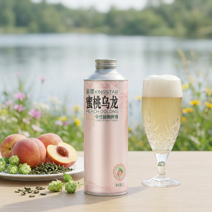 <span class=keywords><strong>Cerveza</strong></span> KingStar con Esencia de Té Oolong, Sabor a Miel y Durazno, Hierbas y Especias, 4.1% de Alcohol, Enlatada en Aluminio, Origen China - Product Image 6