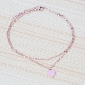 In acciaio inossidabile popolare bracciale estivo caviglie impermeabili placcate in <span class=keywords><strong>oro</strong></span> <span class=keywords><strong>rosa</strong></span> - Product Image 6