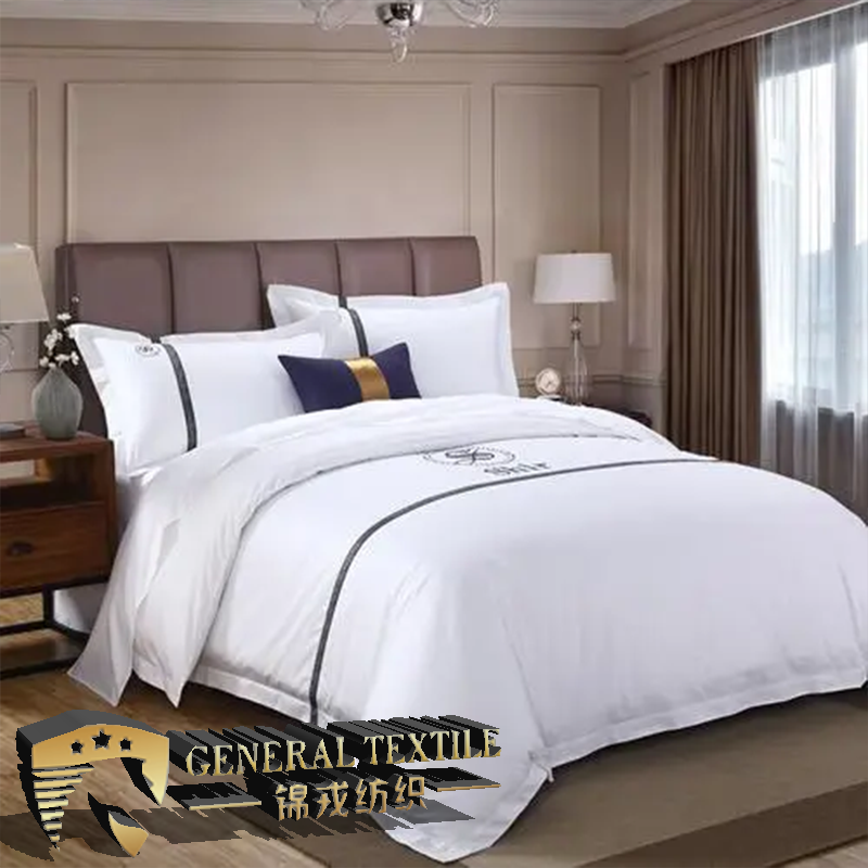 Роскошный 5 звездочный отель постельное белье 100% из материала на основе хлопка, простыня, пододеяльник наволочка оптом изготовленные на заказ Твердые пододеяльник набор постельного белья