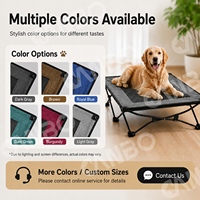 Cama Refrescante para Perros CanboPet, para Perros Grandes, para Viajes al Aire Libre, Elevada, Plegable