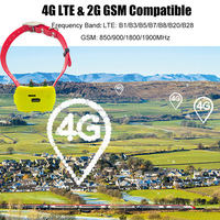 GOOXOTA GPS-ошейник для охотничьих собак 4G, водонепроницаемый, с функцией отслеживания, 4000 мАч, с электронным ограждением и удаленным голосовым мониторингом для охоты