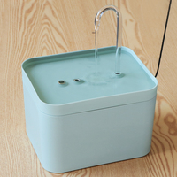 Distributeur d'eau automatique pour animaux de compagnie en plastique alimenté par USB de 1,5 L, fontaine à eau pour chiens et chats, fourni par l'usine