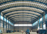 Abri de stockage industriel en métal de qualité supérieure, léger, modulaire, structure préfabriquée en acier