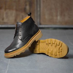 Mychonly, nuevo diseño, calidad de moda, botas <span class=keywords><strong>Chelsea</strong></span> para hombre, zapatos de cuero para el desierto para hombre - Product Image 5