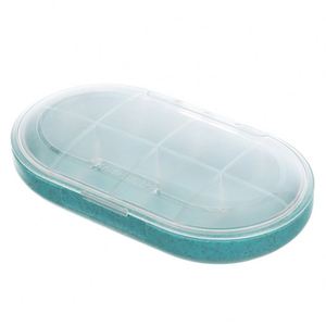 กล่องใส่ยาขนาดเล็ก 8 ช่อง สำหรับจัดเก็บยาและอุปกรณ์ - Product Image 1