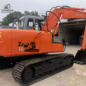 Excavadora Mini Hitachi ZX120 de 12 toneladas, oruga hidráulica de segunda mano con enganche para condiciones de funcionamiento - Product Image 2