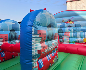 Castillo Inflable para Niños Pequeños <span class=keywords><strong>Rescue</strong></span> <span class=keywords><strong>Squad</strong></span>, Área de Juegos Inflable para Niños Pequeños, Castillo Hinchable para Diversión - Product Image 3